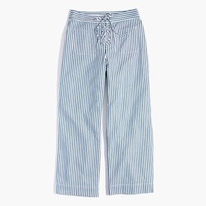 Madewell wide-leg striped pants